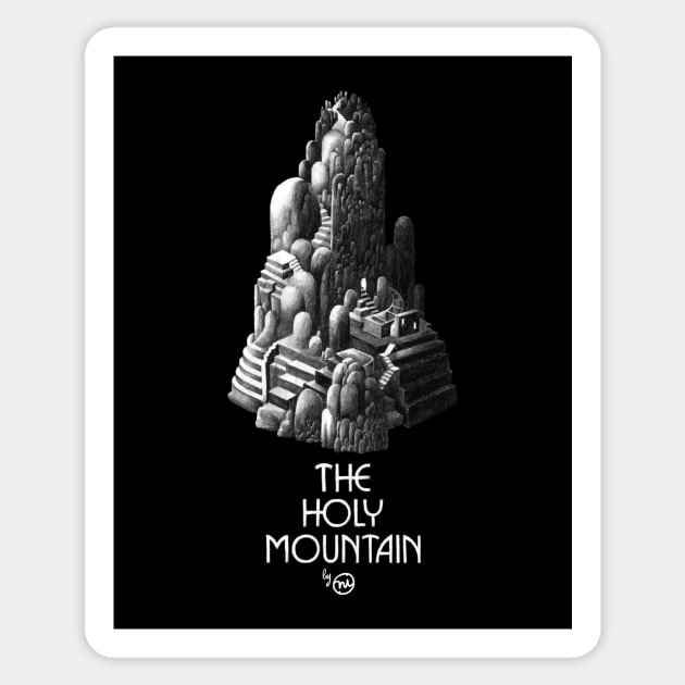 the Holy Mountain Sticker by Fong